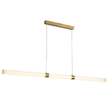Harrison Steel LED Linear Pendant Light