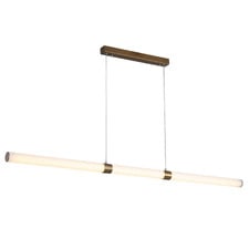 Harrison Steel LED Linear Pendant Light
