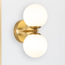 Lara Steel 2 Light Wall Sconce