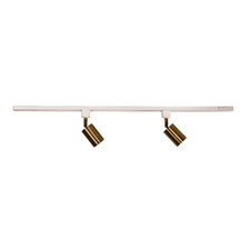 Parker Steel 2 Bulb Track Light