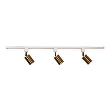 Parker Steel 3 Bulb Track Light
