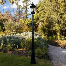 Milton Aluminium Exterior Lamp Post