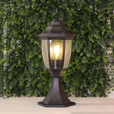 Saugus Pillar-Mounted Aluminium  Exterior Fence Light