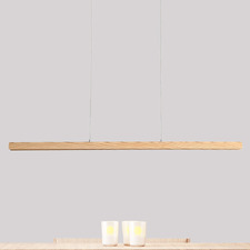 Harlan Ash wood LED Linear Pendant Light