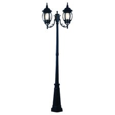 Saugus Aluminium Twin Head Exterior Lamp Post
