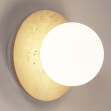 Solene Beige Travertine Wall Light
