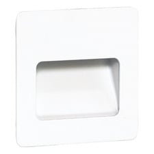 Kekoo White Metal 3W LED Recessed Wall Light