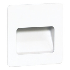 Kekoo White Metal 3W Tri-colour LED Recessed Wall Light