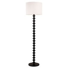 Easton Rubberwood Floor Lamp