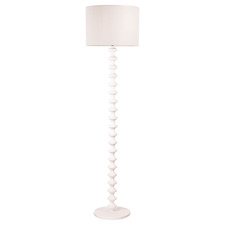 Easton Rubberwood Floor Lamp