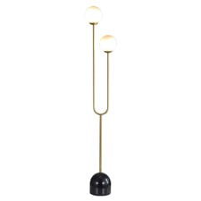 Hayward Opal Glass 2-Light Floor Lamp
