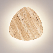 Raleigh Travertine Tri-Colour LED Wall Light