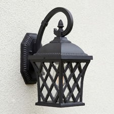 Salvius Steel Outdoor Wall Light