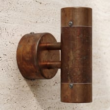 Sora Copper and Brass Up/Down Outdoor Wall Light