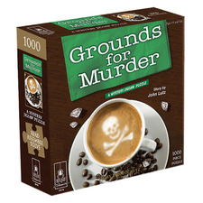 BePuzzled 1000 Piece Grounds for Murder Jigsaw Puzzle