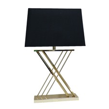 Paris Champagne Metal Table Lamp