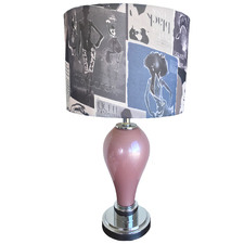 Victoria Metal & Glass Table Lamp