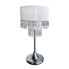Bologna Metal & Crystal Table Lamp
