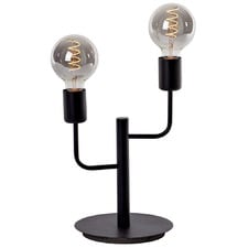 Berlin Black Iron 2 Light Table Lamp