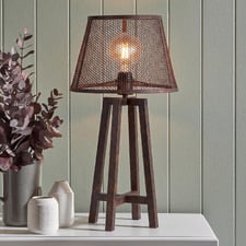 Lyon Metal Mesh Table Lamp