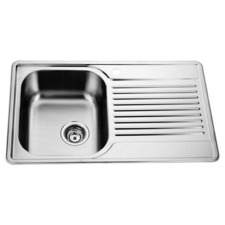 Prestige 790mm Flushmount Single Kitchen Sink with Right Drainer