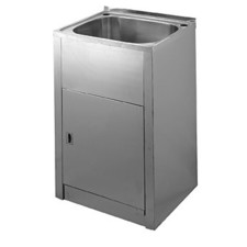 60cm Tub and Stainless Steel Cabinet - Standard