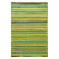 Cancun Lemon and Apple Green Outdoor Rug