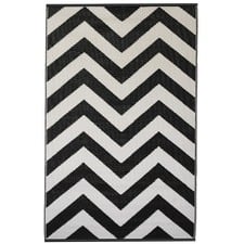 Laguna Black and White Outdoor Rug