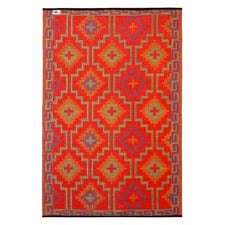 Lhasa Orange and Violet Outdoor Rug