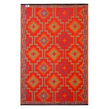 Lhasa Orange and Violet Rug