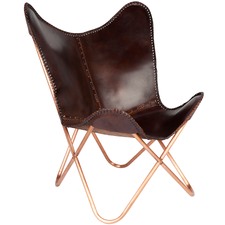 Montana Leather Butterfly Chair