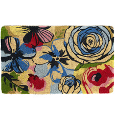 Watercolour Coir Doormat
