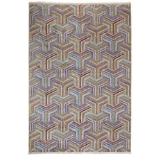 Multi-Coloured Elaye Distressed Rug