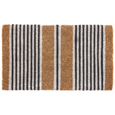 Natural Striped Nui Coir Doormat