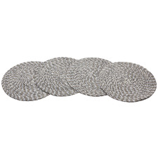 Willie Hand Made Jute Round Placemats (Set of 4)