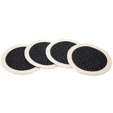 Rosella Hand Made Jute Round Placemats (Set of 4)