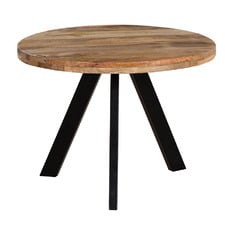 Faye Round Mango Wood Coffee Table