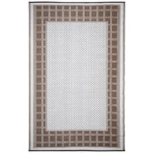 Chestnut & Walnut Brown Europa Power-Loomed Indoor & Outdoor Rug
