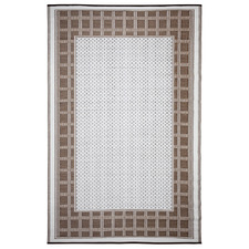 Chestnut & Walnut Brown Europa Power-Loomed Indoor & Outdoor Rug
