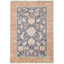 Night Multi-Colour Dalisay Floral Machine Washable Rug