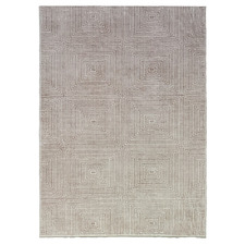 Beige Amihan Power-Loomed Machine Washable Rug