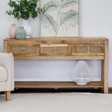 Lucida Mango Wood Console Table