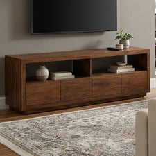 Quinn 3 Drawer Mango Wood TV Unit