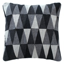 Triangle Mix Applique Cushion