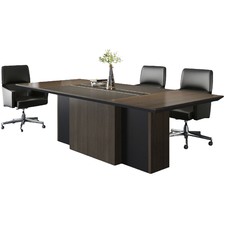 Coffee Oak Luna Boardroom Table