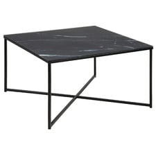 Cassia Square Marble-Look Coffee Table