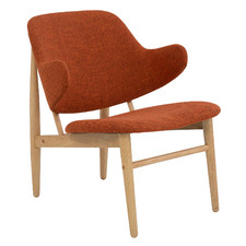 Veronic Oak Wood Accent Chair