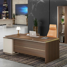 Anderson Executive Desk with Reversible Return
