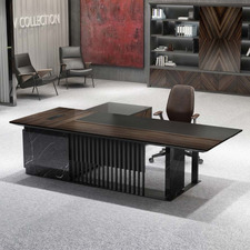 Mace Executive Desk with Return