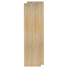 Naturaflex 2700 x 595mm Oak Flexible Triangular Fluted Wall Panels (Set of 2)